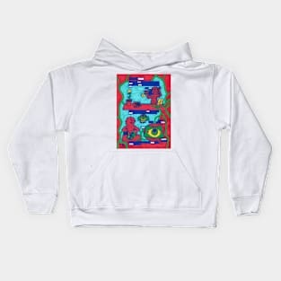 Roots - Outsider Art Kids Hoodie